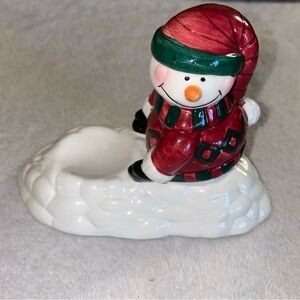 Unbranded Snowman Decor Ornament Christmas Festive Ceramic Holiday December Fun
